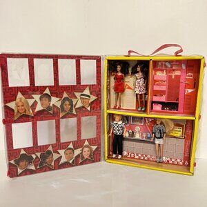 High School Musical East High Yearbook Playset Case with 4 Mini Dolls